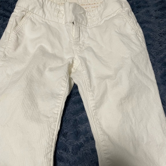 Gap corduroy 70s flare leg white pants size 0 - Picture 4 of 6
